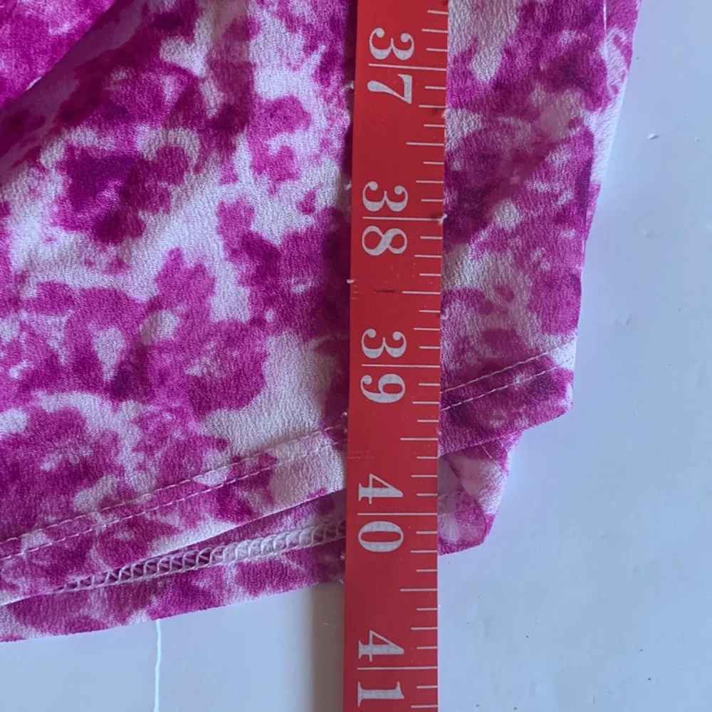 Ann Taylor Fuscia Floral Sleeveless Dress Size 12 - Picture 11 of 11